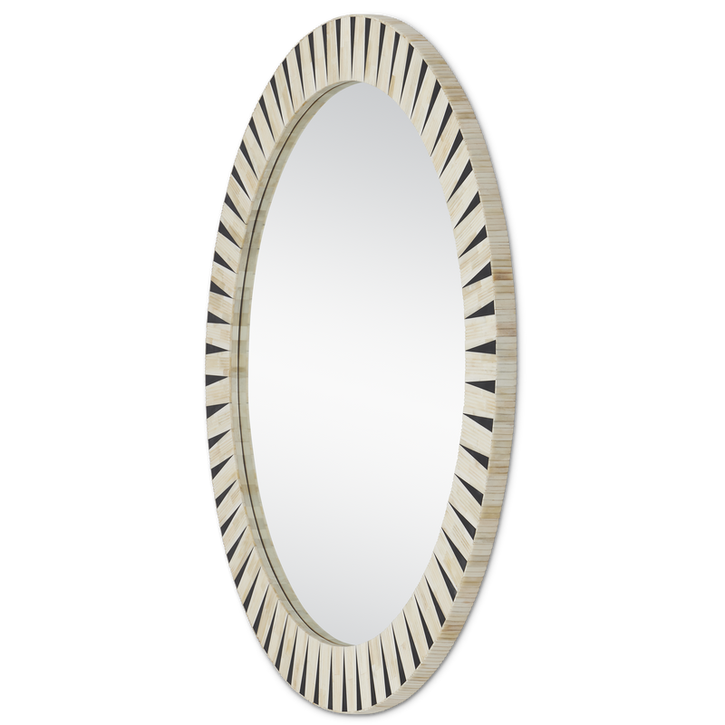 media image for Arvi Round Mirror By Currey Company Cc 1000 0137 2 265