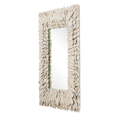 product image for Beachhead Whitewash Rectangular Mirror By Currey Company Cc 1000 0150 2 44