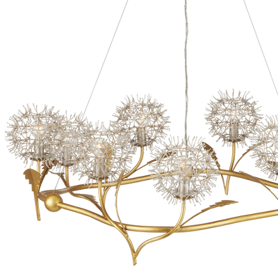 product image for Dandelion Silver Gold Chandelier By Currey Company Cc 9000 1080 3 7
