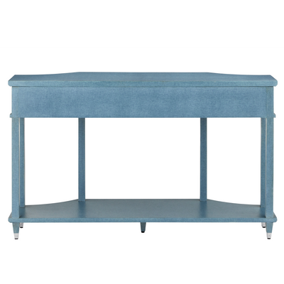 product image for Maya Blue Console Table By Currey Company Cc 3000 0283 4 84