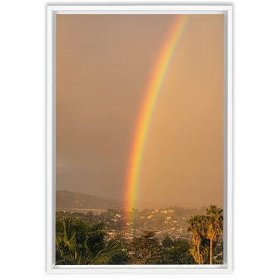 product image for Rainbow 2 Framed Stretched Canvas 77
