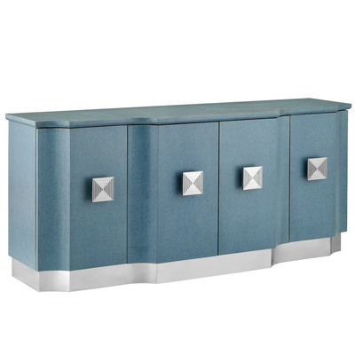 product image of Maya Blue Credenza By Currey Company Cc 3000 0281 1 597
