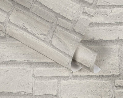 product image for Cottage Brick Wallpaper in Grey 16