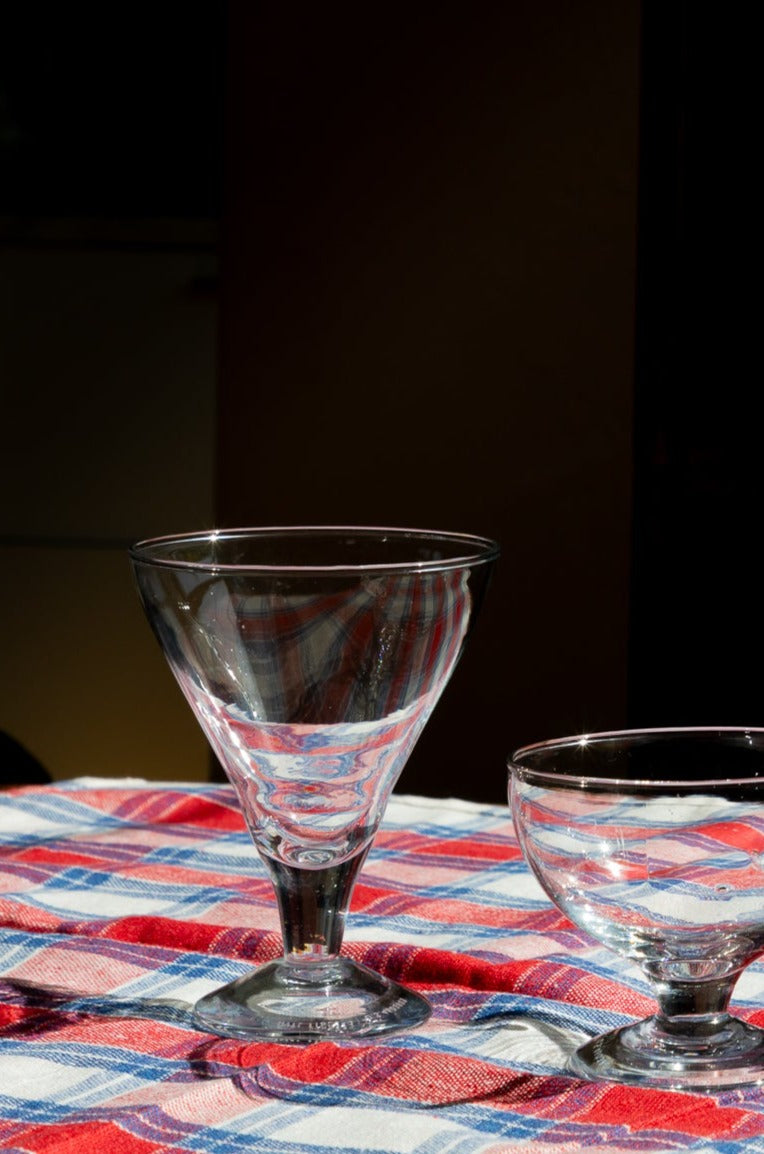 media image for Blown Glass Triangle Dessert Cup 219