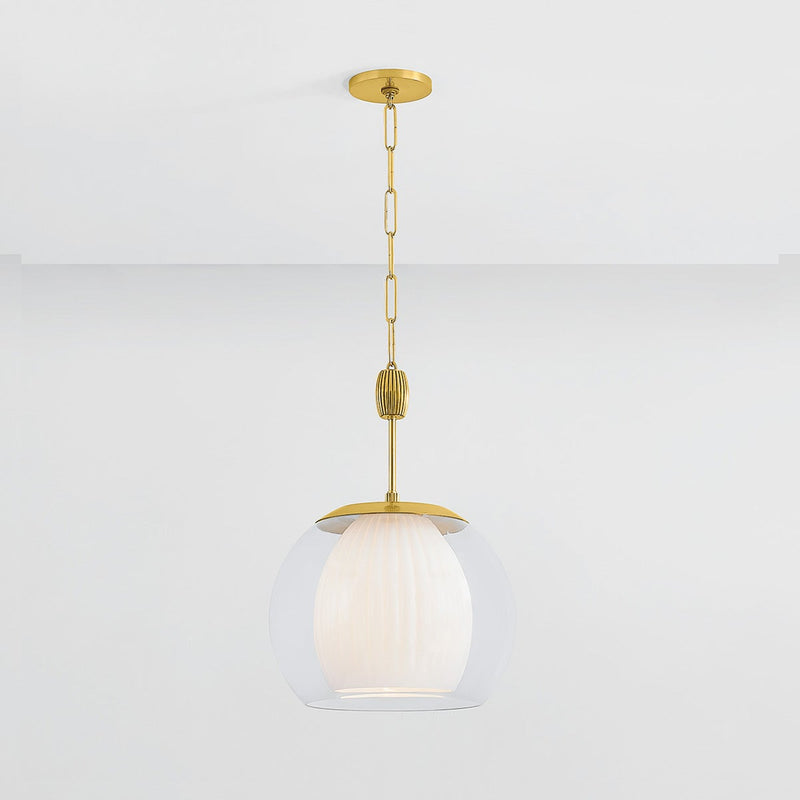 media image for Clementon Pendant By Hudson Valley Lighting 7310 Agb 5 25