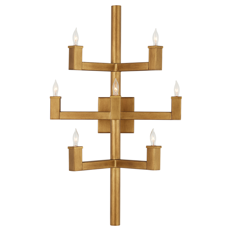 media image for Andre Brass Wall Sconce By Currey Company Cc 5000 0252 1 224