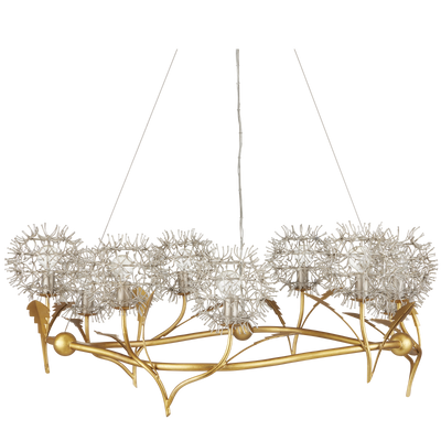 product image for Dandelion Silver Gold Chandelier By Currey Company Cc 9000 1080 2 99