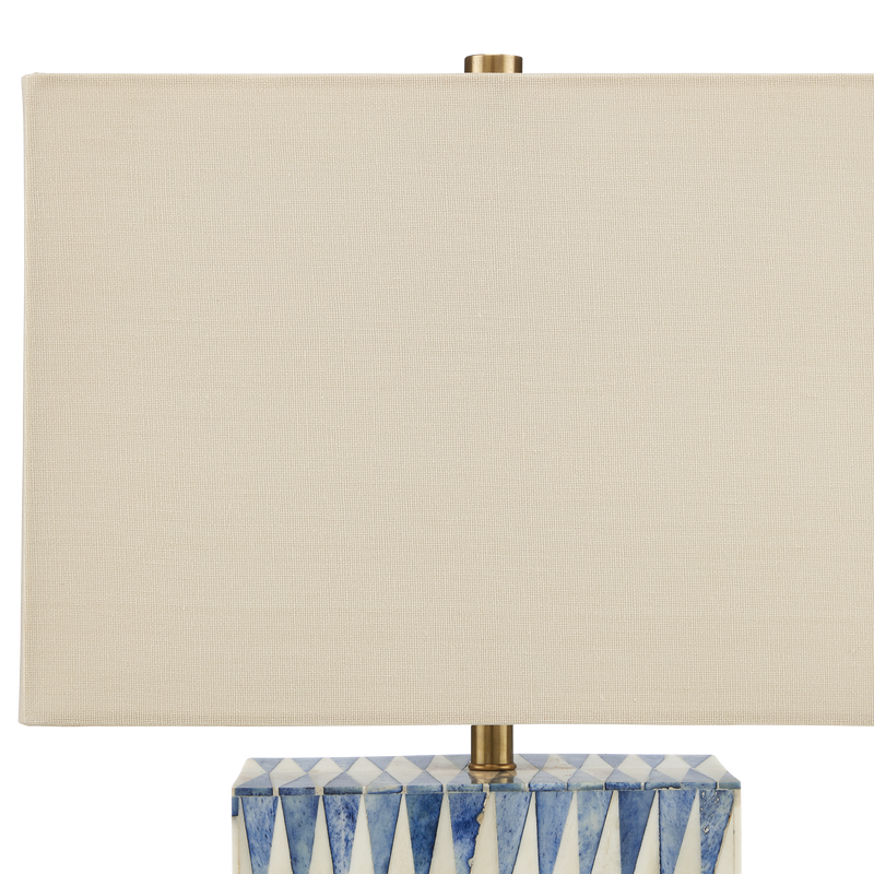 media image for Nadene Blue White Table Lamp By Currey Company Cc 6000 0887 5 269