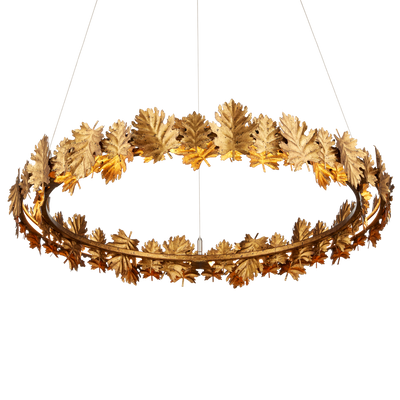 product image for English Oak Chandelier By Currey Company Cc 9000 1145 4 97