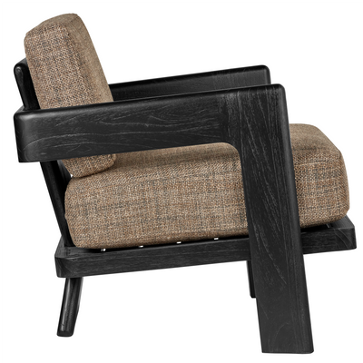 product image for Theo Lounge Chair Rig Otter By Currey Company Cc 7000 0752 3 86