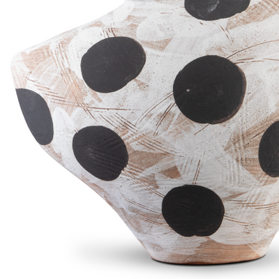 product image for Dots White Black Bowl By Currey Company Cc 1200 0708 11 83