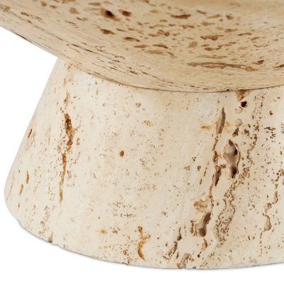 product image for Lubo Travertine Bowl By Currey Company Cc 1200 0811 5 20