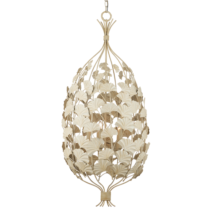 media image for Maidenhair Cream Chandelier By Currey Company Cc 9000 1118 1 21