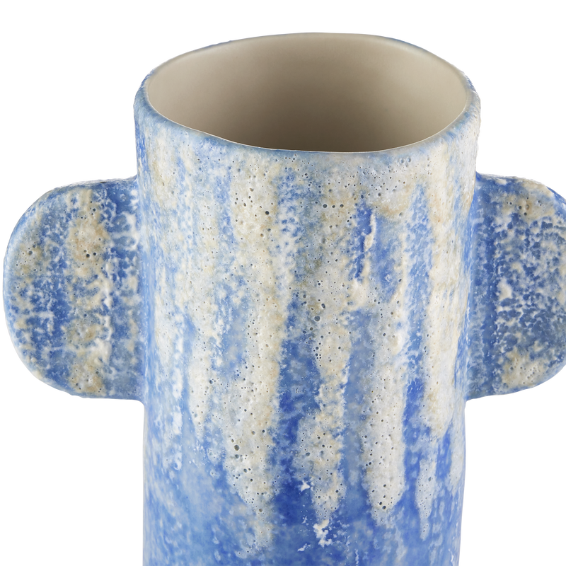 media image for Paros Blue Vase Set Of 4 By Currey Company Cc 1200 0738 4 27