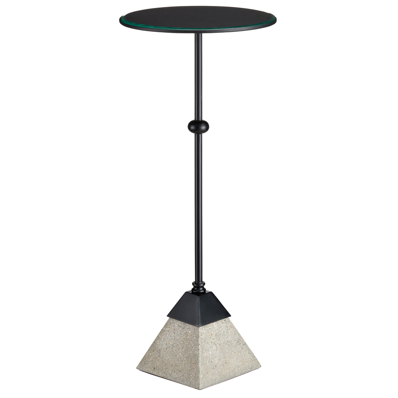 media image for Parna Concrete Accent Table By Currey Company Cc 4000 0185 2 270