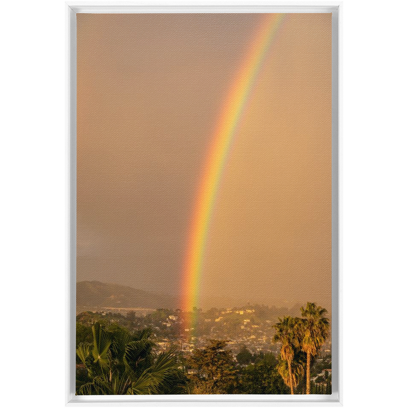 media image for Rainbow 2 Framed Stretched Canvas 272