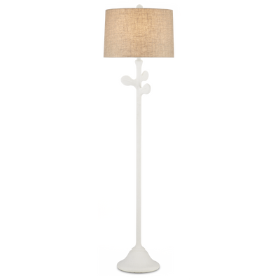 product image for Charny White Floor Lamp By Currey Company Cc 8000 0133 1 10
