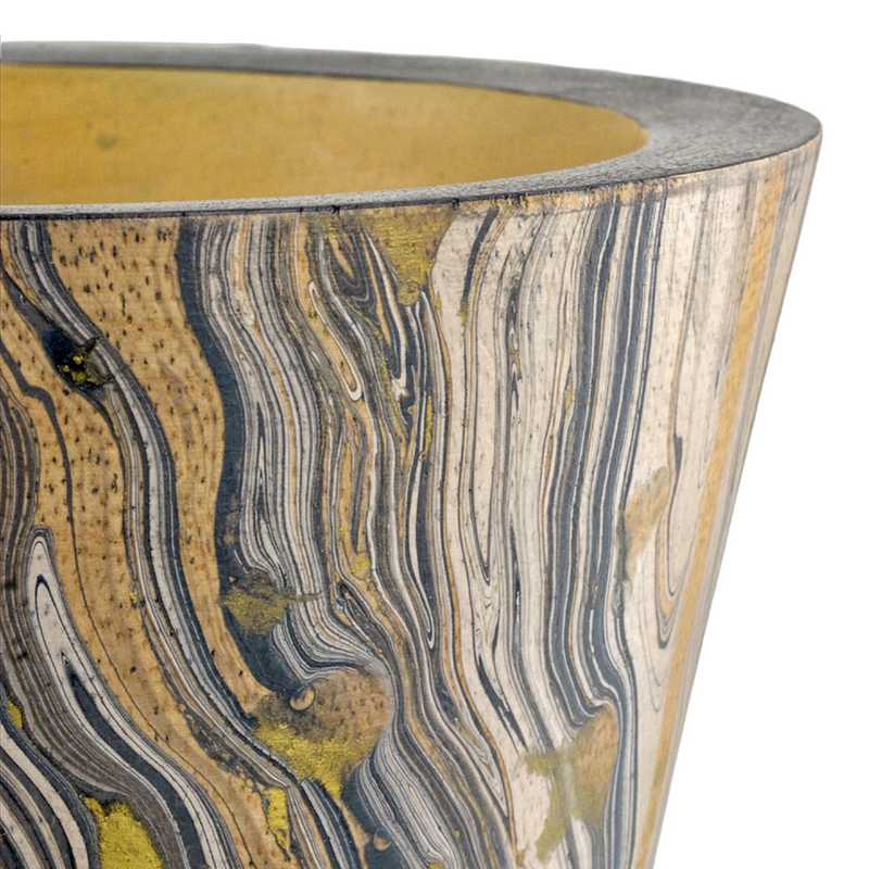 media image for Brown Marbleized Vase By Currey Company Cc 1200 0730 5 22