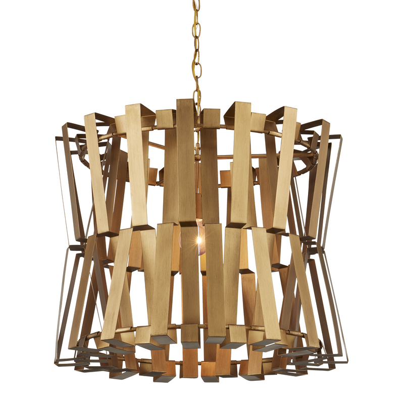 media image for Chaconne Brass Chandelier By Currey Company Cc 9000 1079 1 24