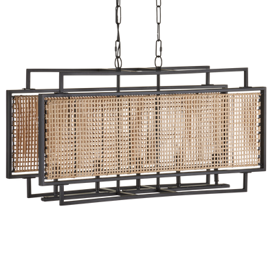 product image for Boswell Rectangular Chandelier By Currey Company Cc 9000 1164 2 30
