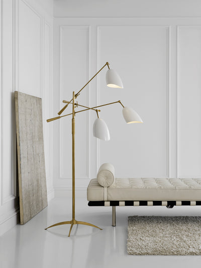 product image for Sommerard Triple Arm Floor Lamp by AERIN Lifestyle 1 97