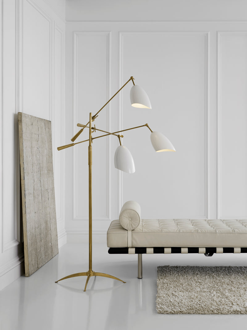 media image for Sommerard Triple Arm Floor Lamp by AERIN Lifestyle 1 299