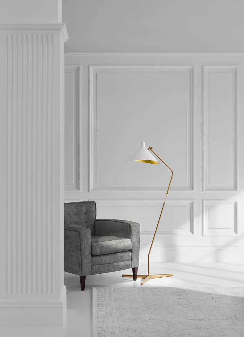 media image for Mayotte Large Offset Floor Lamp by AERIN Lifestyle 1 296