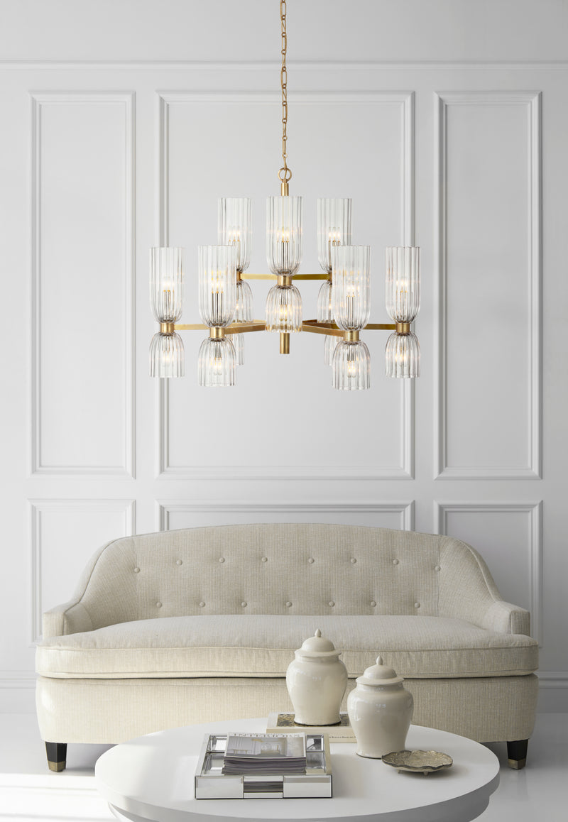 media image for Asalea Two-Tier Chandelier Lifestyle 1 258