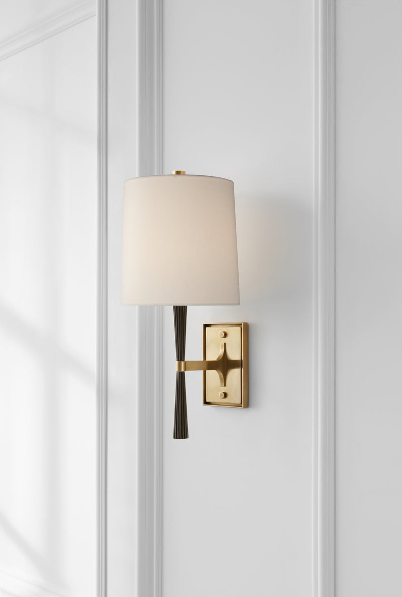 media image for Refined Rib Sconce by Barbara Barry Lifestyle 1 234