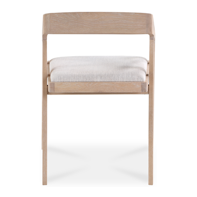 product image for Padma Oak Arm Chair Light Grey 87