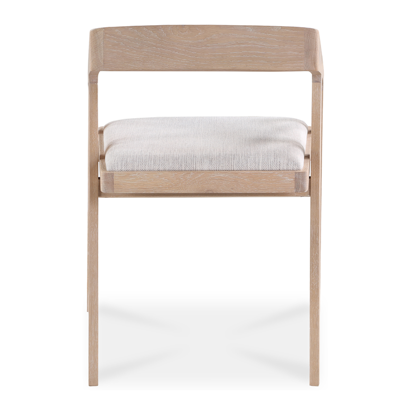 media image for Padma Oak Arm Chair Light Grey 232