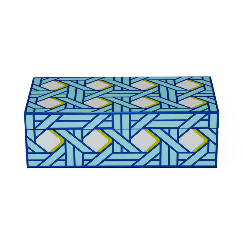 media image for Lacquer Basketweave Box 10 232
