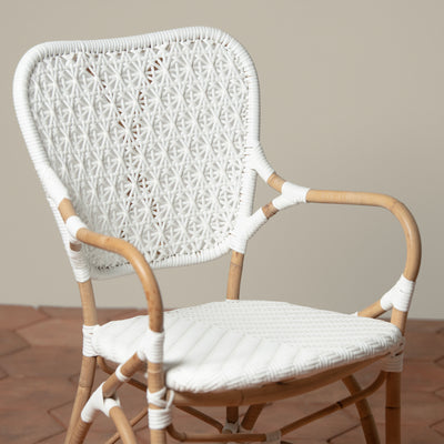 product image for Clemente Arm Chair in Natural & White 98