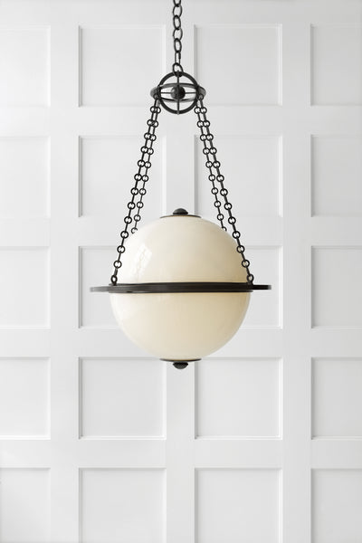 product image for Modern Globe Lantern by Chapman & Myers Lifestyle 1 3