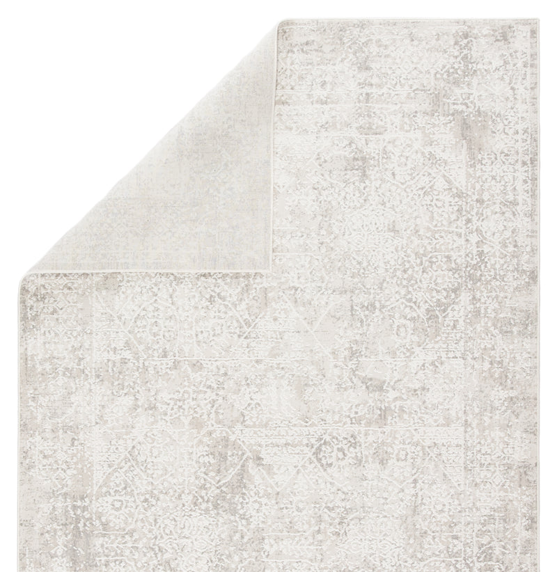 media image for Lianna Abstract Silver & White Area Rug 4 216