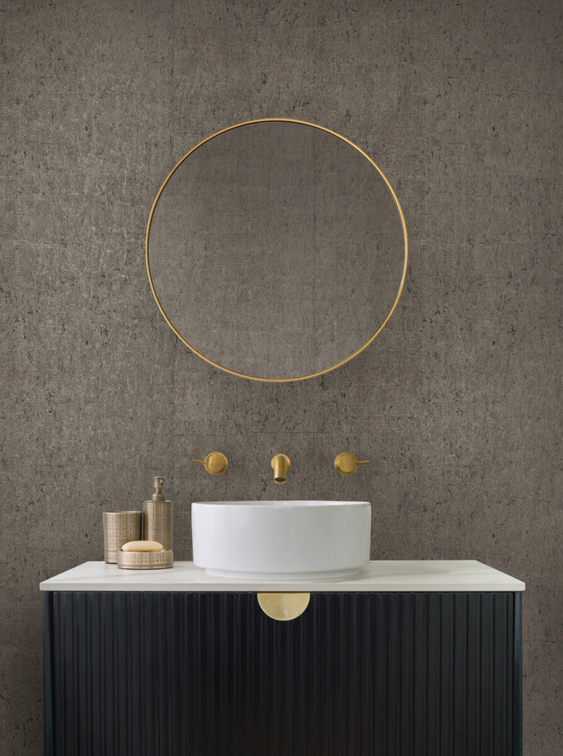media image for Cork Wallpaper in Taupe/Gold 20