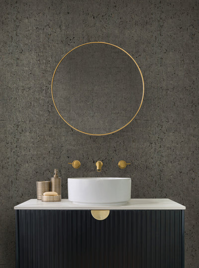 product image for Cork Wallpaper in Charcoal/Gold 4