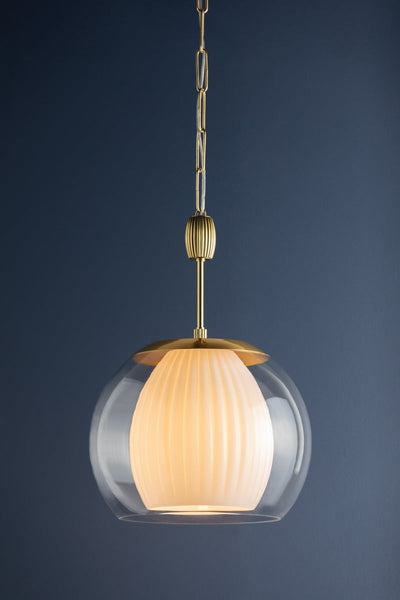product image for Clementon Pendant By Hudson Valley Lighting 7310 Agb 7 88