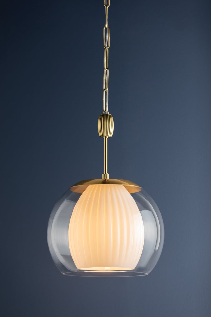 media image for Clementon Pendant By Hudson Valley Lighting 7310 Agb 7 288
