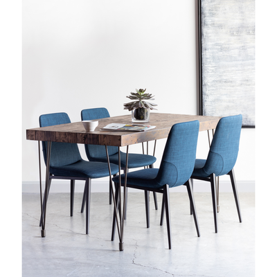 product image for Kito Dining Chair Blue Set of 2 63