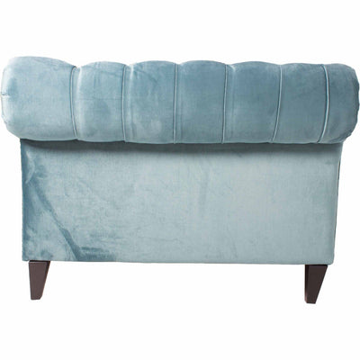 product image for Bibiano Chaise Velvet Blue 2 85