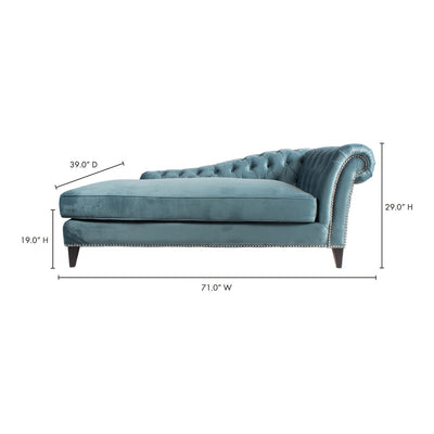 product image for Bibiano Chaise Velvet Blue 9 28