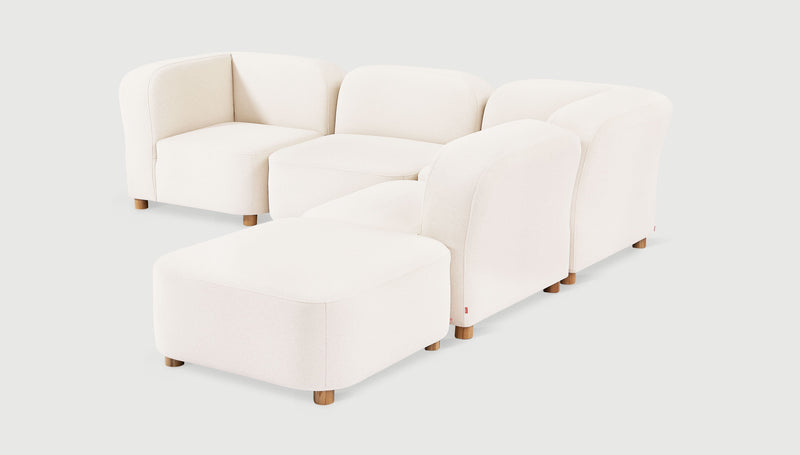 media image for Circuit Modular 5 Piece Sectional in Various Colors 282