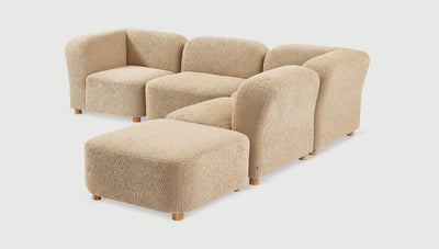 product image for Circuit Modular 5 Piece Sectional in Various Colors 44
