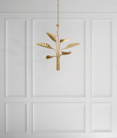 product image for Dumaine Medium Pierced Leaf Chandelier by Julie Neill Lifestyle 3 86