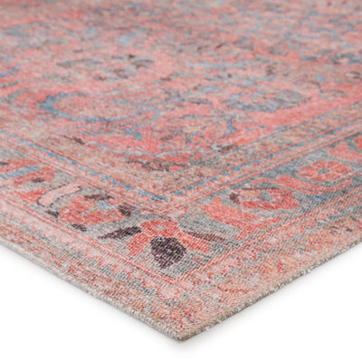 product image for Pippa Medallion Pink & Light Blue Rug 3 17