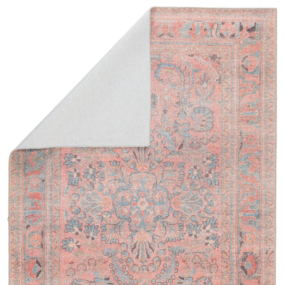product image for Pippa Medallion Pink & Light Blue Rug 2 4