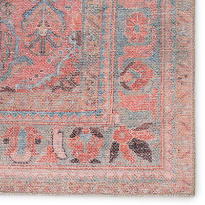 product image for Pippa Medallion Pink & Light Blue Rug 4 25
