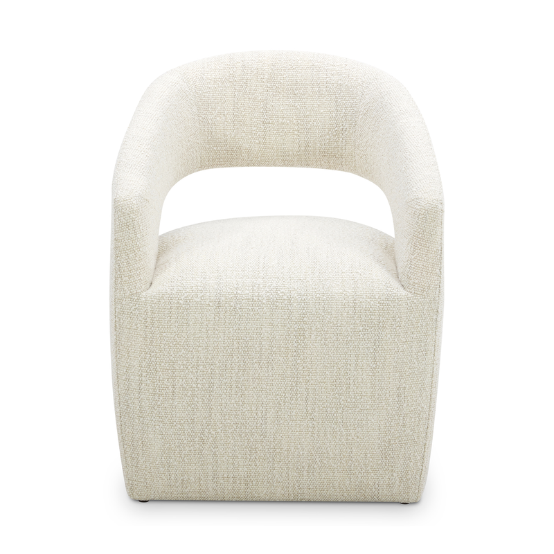 media image for Barrow Performance Fabric Rolling Dining Chair 284