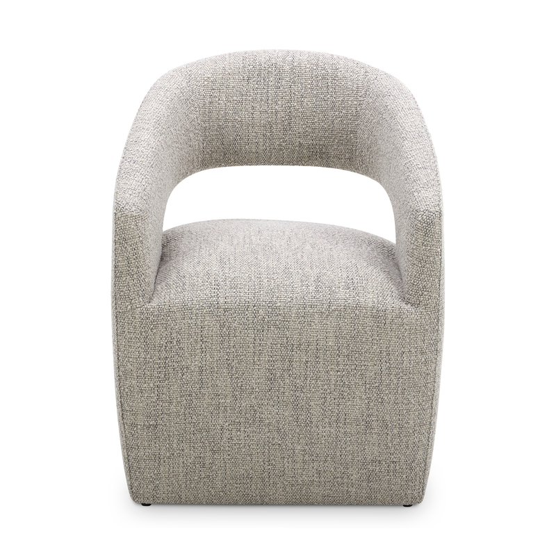 media image for Barrow Performance Fabric Rolling Dining Chair 27